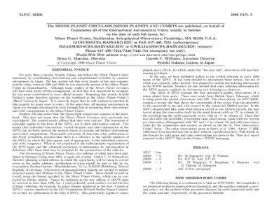 Schwassmann-Wachmann / 73P/Schwassmann–Wachmann / Robert H. McNaught / 29P/Schwassmann–Wachmann / Cosmic distance ladder / Comets / Astronomy / Solar System