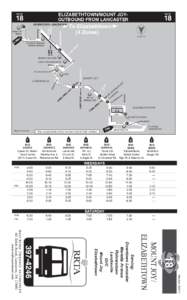 ELIZABETHTOWN/MOUNT JOYOUTBOUND FROM LANCASTER  ROUTE 18