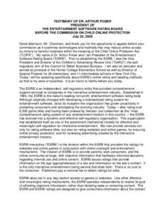 Entertainment Software Rating Board Interactive / Entertainment Software Rating Board / Video game content rating system / AOL / Motion Picture Association of America film rating system / Video game / Motion Picture Association of America / ESRB re-rating of The Elder Scrolls IV: Oblivion / Content rating / Video game content ratings systems / Censorship / Entertainment