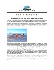 Microsoft Word - Media Release - Sculpture by the Sea Acquisition - March 2015.doc