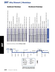 207  Alta/Stewart | Weekdays Westbound Weekdays  WESTCLIFF TRANSIT CENTER & PARK & RIDE (Bay 6)