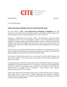 <citelaunch press release - may 2015>