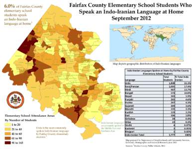 Fairfax County Elementary School Students Who Speak an Indo-Iranian Language at Home