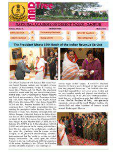 …reaching out NATIONAL ACADEMY OF DIRECT TAXES - NAGPUR Volume 4 Issue 3