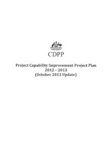 •CDPP   ~ Project Capability Improvement Project Plan