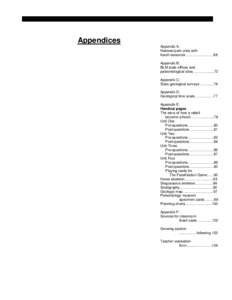 Appendices Appendix A: National park units with fossil resources …………………..68 Appendix B: BLM state offices and