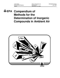 United States Environmental Protection Agency / Particulates / Clean Air Act / Cold vapour atomic fluorescence spectroscopy / National Exposure Research Laboratory / Pollution / Atmosphere / Air pollution