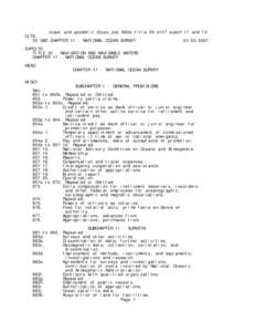 coast and geodetic 33usc_sec 883a title 33 ch17 subch II and IV - Notepad