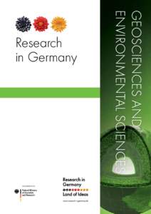 Geosciences and environmental sciences Research in Germany