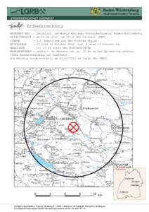 ERDBEBENDIENST SÜDWEST  Erdbebenmeldung ERDBEBEN BEI : Lenzkirch, Landkreis Breisgau-Hochschwarzwald, Baden-Württemberg DATUM/UHRZEIT : amum 23:23 Uhr Ortszeit (MEZ) STÄRKE