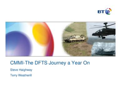 Microsoft PowerPoint - CMMI-The DFTS Journey a Year On V1.0.ppt [Compatibility Mode]