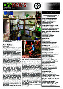 ASPnews OCTOBER 2012 Newsletter of the Auckland Studio Potters Society PO BoxOnehunga