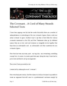 Microsoft Word - Lesson 5_Covenant_A Cord of Many Strands...Selected Verses