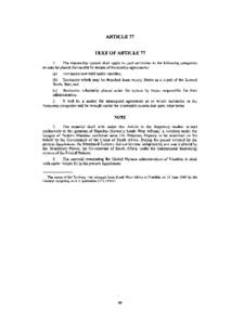 Colonialism / British Empire / League of Nations mandate / United Nations trust territories / South-West Africa / Namibia / Union of South Africa / Chapter XII of the United Nations Charter / United Nations Trusteeship Council / International relations / Political geography / Humanities