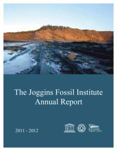 The Joggins Fossil Institute Annual Report[removed]  Table of Contents
