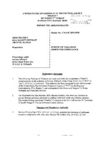 Agriculture and the environment / Agriculture in the United States / Concentrated Animal Feeding Operations / Earth / Clean Water Act / Animal feeding operation / United States Environmental Protection Agency / Regulation of ship pollution in the United States / Discharge Monitoring Report / Agriculture / Environment / Industrial agriculture