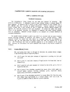 June 1988 Federal Sentencing Guidelines Manual (Effective June 15, [removed]Chapter Four - Criminal History and Criminal Livelihood