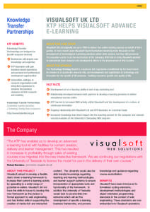 1000  VISUALSOFT UK LTD KTP HELPS VISUALSOFT ADVANCE E-LEARNING KTP BENEFITS