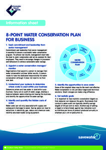 Water management / Waste reduction / Water conservation / Conservation biology / Water supply / Sustainable Development Strategy in Canada / Environment / Water / Sustainability