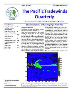 Physical oceanography / Tropical meteorology / Climate / Climatology / Rain / Climate change / Climate Prediction Center / Tropical Rainfall Measuring Mission / La Niña / Atmospheric sciences / Meteorology / Earth