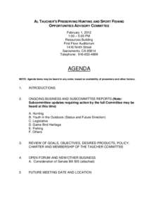February[removed]Meeting Agenda