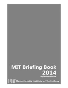 MIT Briefing Book[removed]September edition