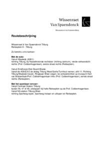Microsoft Word - Route WvS Tilburg.doc