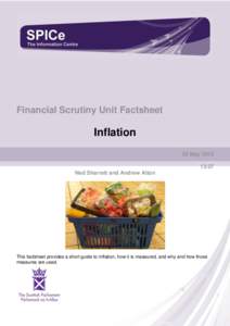 The Sc ottish Parliament and Scottis h Parliament Infor mation C entre l ogos .  Financial Scrutiny Unit Factsheet Inflation 20 May 2013