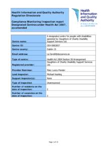 Microsoft Word - DCD Monitoring Report - DCAD10 Coolmine Boulevard Group _MON-0011811_