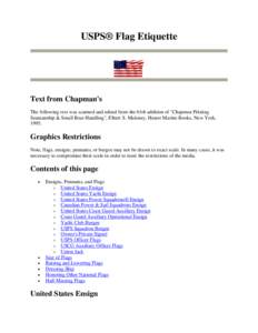 Microsoft Word - Marine Flag Etiquette.doc