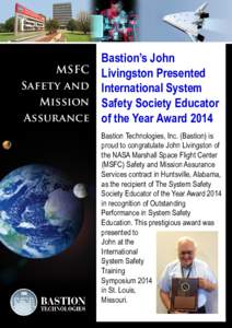 MSFC Safety and Mission Assurance  Bastion’s John