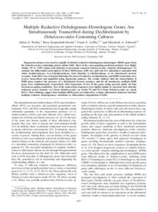 APPLIED AND ENVIRONMENTAL MICROBIOLOGY, Dec. 2005, p. 8257–/$08.00⫹0 doi:AEM–Copyright © 2005, American Society for Microbiology. All Rights Reserved. Vol. 71, No. 12