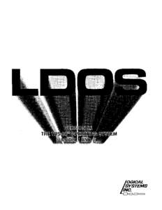 LDOS is a new generation of operating system for the TRS-80 computers. It is a totally device independent system, capable of device linking, routing, setting, and filtering. LDOS will support up to eight logical drives,