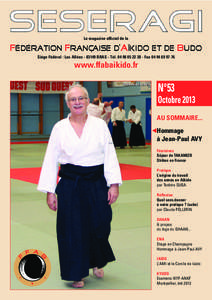 Le magazine officiel de la  Fédération Française d’Aïkido et de Budo