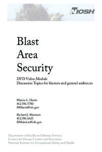 Blast Area Security DVD Video Module