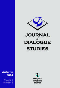 JOURNAL of DIALOGUE STUDIES