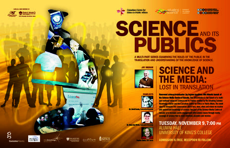 CCEPA IS A JOINT INITIATIVE OF:  SCIENCE PUBLICS  AND ITS