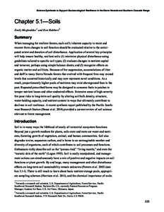 Science Synthesis to Support Socioecological Resilience in the Sierra Nevada and Southern Cascade Range -- Vol. 1