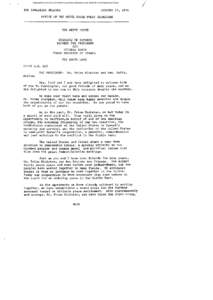 Gerald R. Ford Administration White House Press Releases