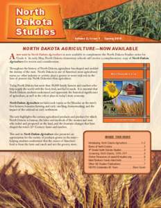 North Dakota Studies A  Volume 2, Issue 1