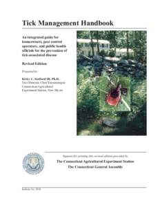 Tick Management Handbook An integrated guide for homeowners, pest control operators, and public health officials for the prevention of tick-associated disease