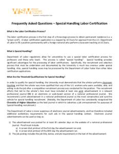 Microsoft Word - Special Handling FAQ_January 2012.doc
