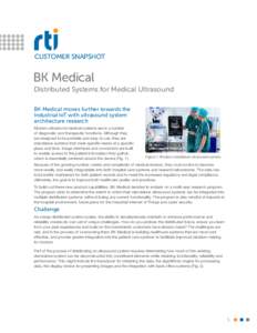 CUSTOMER SNAPSHOT  BK Medical Distributed Systems for Medical Ultrasound BK Medical moves further towards the Industrial IoT with ultrasound system