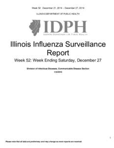 Illinois Influenza Surveillance Report
