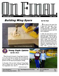 EAA CHAPTER 25  MINNEAPOLIS / ST PAUL, MN Building Wing Spars