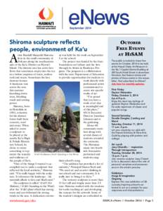 September[removed]Shiroma sculpture reflects people, environment of Ka‘u  A