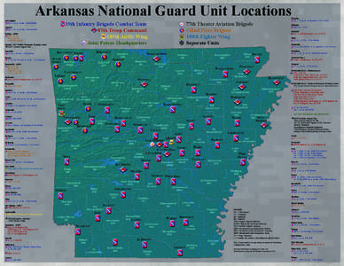 Arkansas National Guard Unit Locations  Arkadelphia