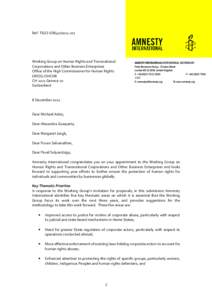 Microsoft Word - Letter to UN Working Group on business and human rights - 8 Dec 2011