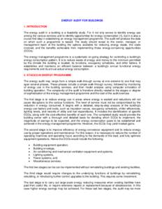 Environment / Architecture / Low-energy building / Energy audit / Energy policy / Energy management system / Lighting / Electricity meter / Zero-energy building / Energy / Energy conservation / Sustainable building