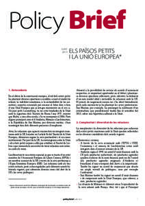 Policy Brief JUNY 2013